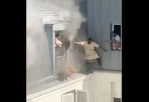 Held auf der Fensterbank: Wie ein Mann in Paris eine Familie vor dem Flammentod rettete Rettung_Wohnungsbrand_Paris_ScreenX