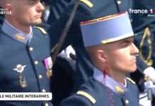 Stoizismus unter den Augen der Nation – Kleine Zwischenfälle beim französischen Nationalfeiertag zeigen die Disziplin der Truppe Soldat_Defile_14Juli_ScreenFTV