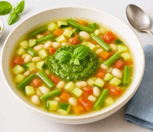 Isotonisches für die ganz heißen Tage: Soupe au Pistou – der provenzalische Klassiker, erfrischend kalt serviert Soupe-au-Pistou