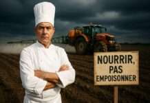 Kommentar: „Ihr Politiker – von euren Spitzenköchen könnt ihr was lernen!“ Spitzenköche_gegen_Loi-Duplomb_Illustration