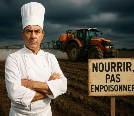 Kommentar: „Ihr Politiker – von euren Spitzenköchen könnt ihr was lernen!“ Spitzenköche_gegen_Loi-Duplomb_Illustration