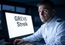 Flughäfen im Chaos: Streik der französischen Fluglotsen legt den Sommerverkehr lahm Streik_Fluglotsen_Frankreich_Illustration