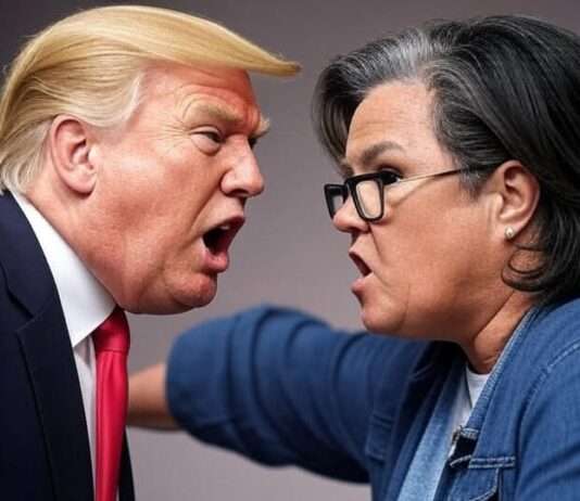 Trump gegen O’Donnell: Wie ein alter Streit zum Symbol der amerikanischen Polarisierung wurde Trump_O-Donnel_Illustration