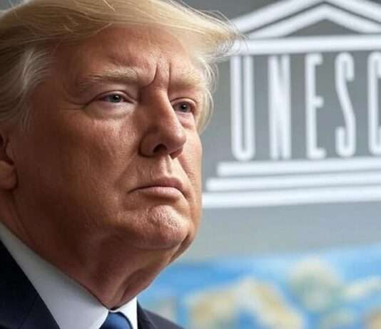 Trump zieht die USA erneut aus der UNESCO zurück – ein Symbol für Amerikas Rückzug aus der multilateralen Ordnung Trump_Rückzug_UNESCO_Illustration