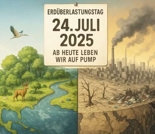 „Ab heute leben wir auf Pump“ – Warum der Erdüberlastungstag mehr ist als nur ein Symbol Überlastungstag_2025_Illustration