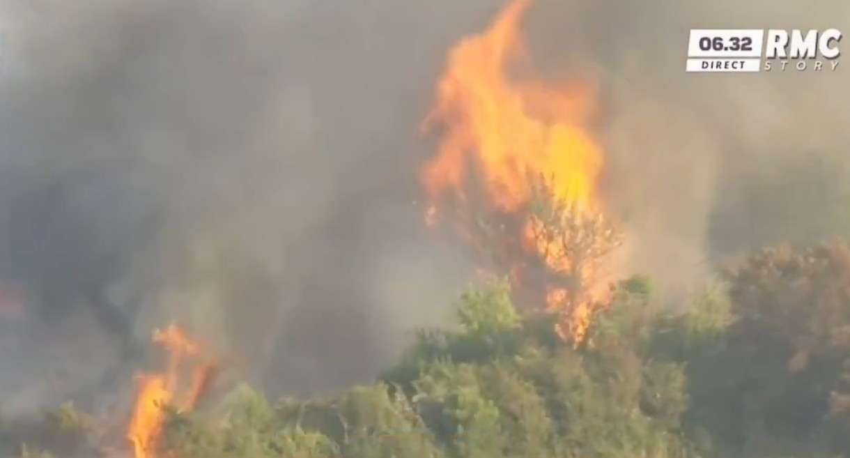 Feuerfront im Süden: Wie Hunderte Hektar zwischen Montpellier und Sète in Flammen aufgingen