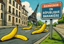 Kommentar: Wenn Gesetze biegsam werden wie Kaugummi – willkommen in der Asphalt-Republik Bananenrepublik_Bodenschwellen_Frankreich_Illustration