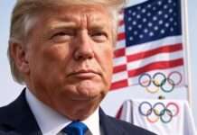Trump will mitmischen – der US-Präsident richtet eigene Taskforce für die Olympischen Spiele 2028 ein Donald-Trump_Olympia_Los-Angeles_Illustration