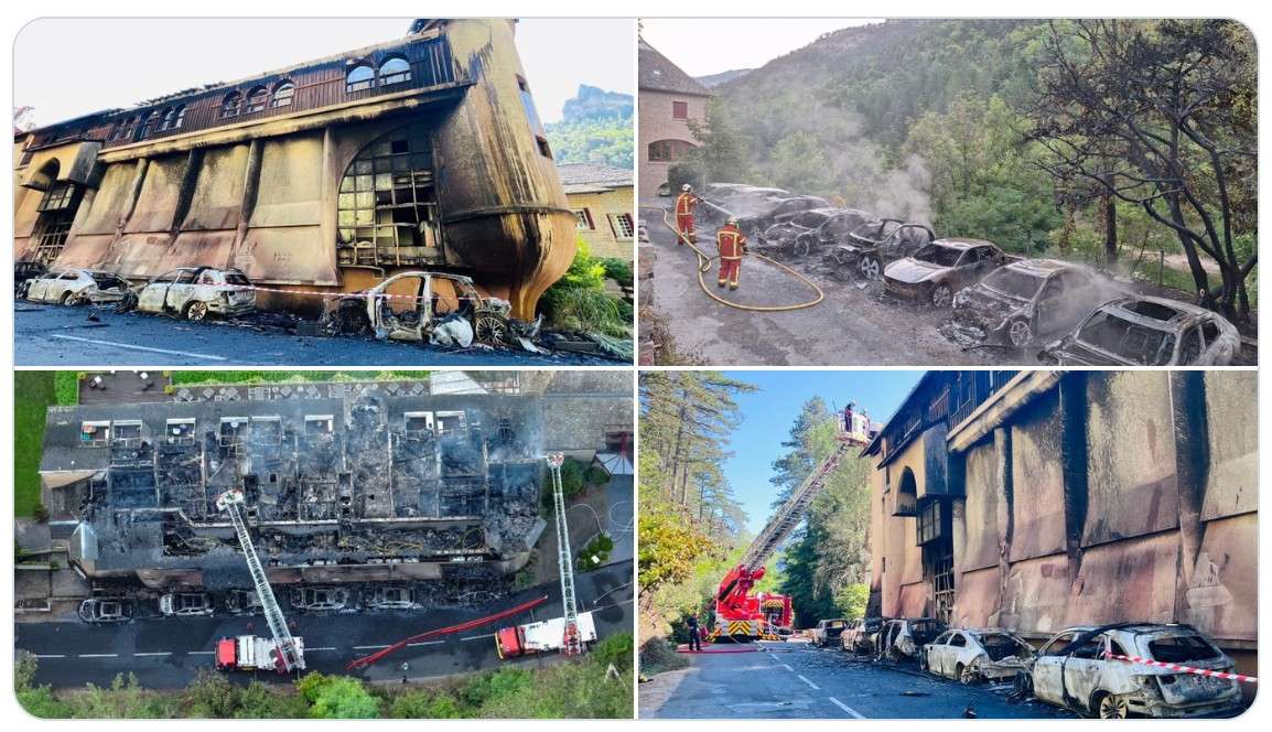 Flammen im Ferienparadies – War der Hotelbrand in Mostuéjouls Brandstiftung?