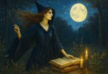 Hexen, Macht und Magie – wie das Musée de Pont-Aven eine Jahrhunderte alte Legende neu erzählt Illustration_Hexe_Ausstellung