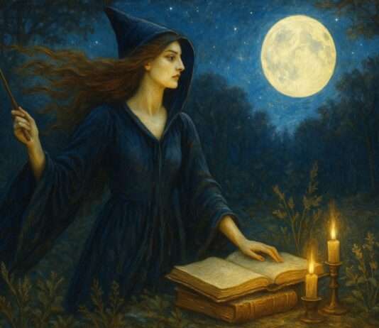 Hexen, Macht und Magie – wie das Musée de Pont-Aven eine Jahrhunderte alte Legende neu erzählt Illustration_Hexe_Ausstellung