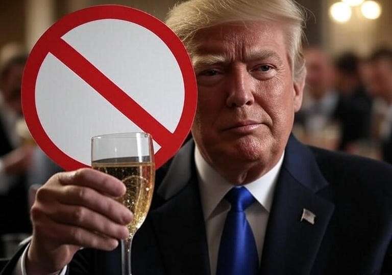 Kommentar – Kein Champagner mehr für Trump? Dann eben ohne uns, Amerika!