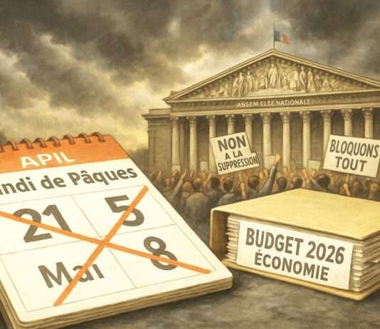 Lecornu korrigiert den Kurs: Rücknahme der Feiertagsstreichung im französischen Budgetstreit möglich Streichung_Feiertage_Protest_Illustration