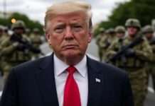 Bewaffnete Nationalgardisten in Washington: Ein Testfall für Amerikas Demokratie Trump_Washington_Nationalgarde_Illustration