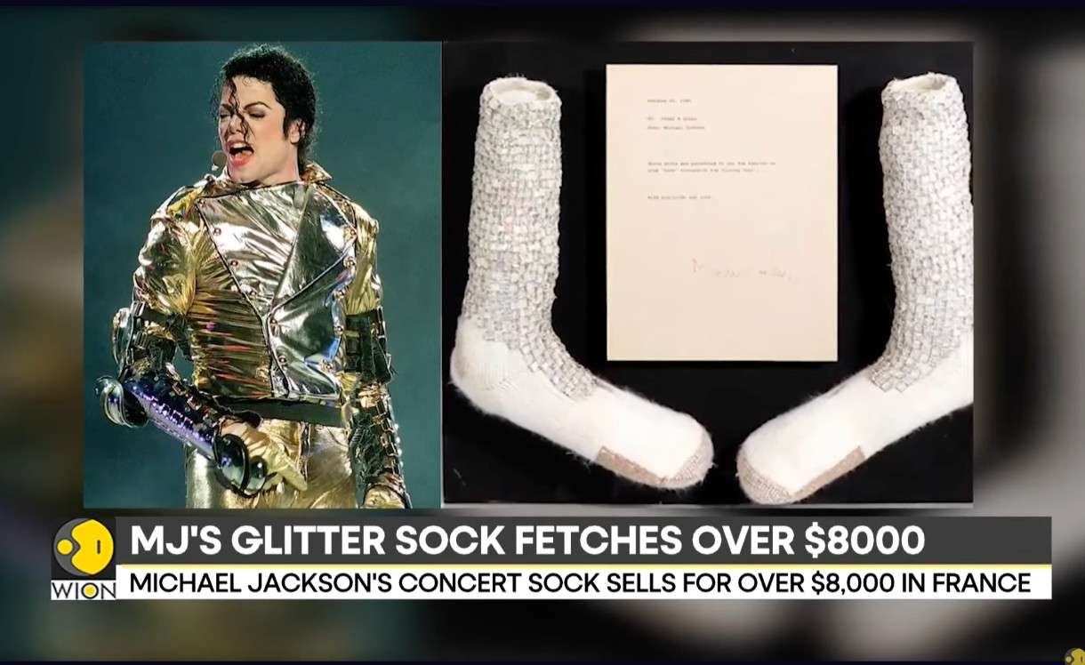 Glitzer, Glamour und Erinnerung – Michael Jacksons Socke für 6.200 Euro versteigert