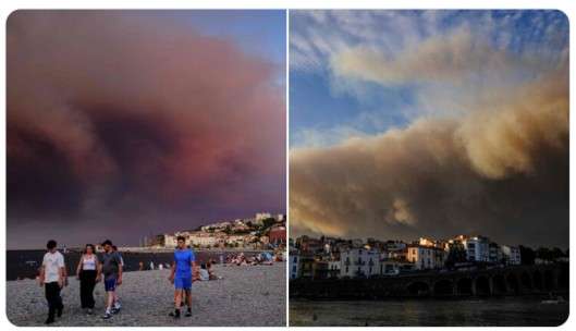 Neue Flammenwalze im Süden Frankreichs – Wie ein Inferno die Corbières verwüstet Waldbrand_Aude_060825_ScreenX