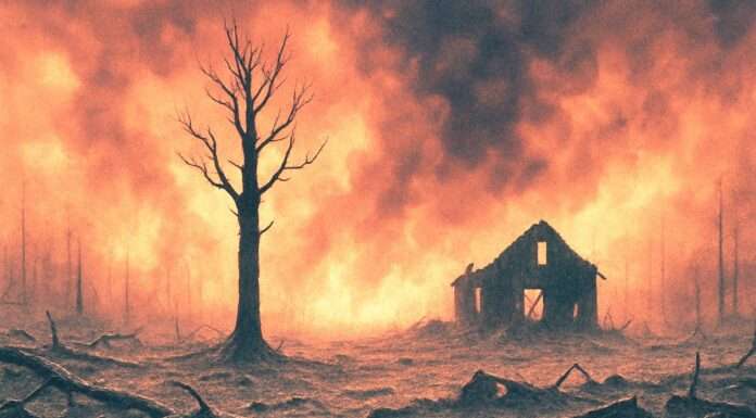 2025 – ein Jahr, das erneut die Temperaturgrenzen der Menschheit sprengt Waldbrand_Illustration