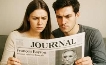 Der Fall MoDem kehrt zurück: Berufungsprozess gegen Ex-Premierminister François Bayrou für Herbst 2026 angesetzt Bayrou-Zeitung_Illustration