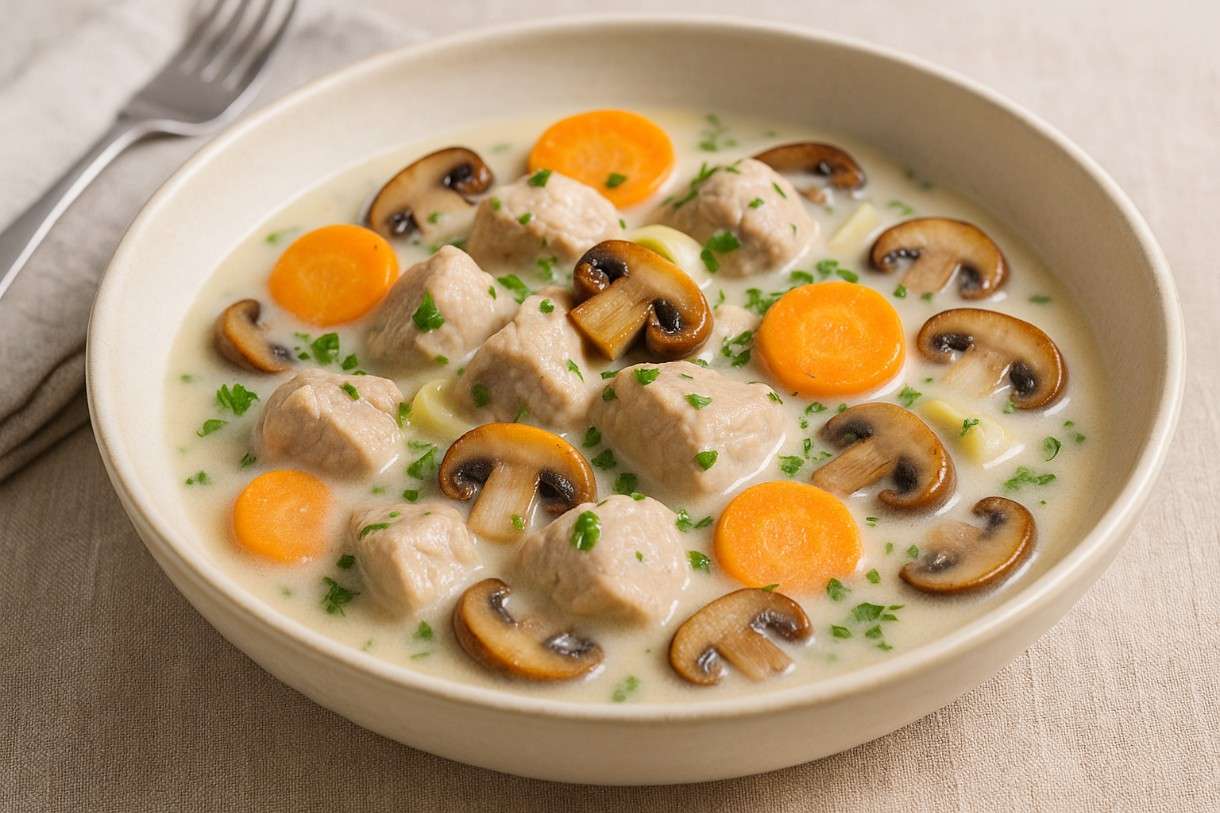Herbst: Blanquette de veau revisitée au lait d’amande