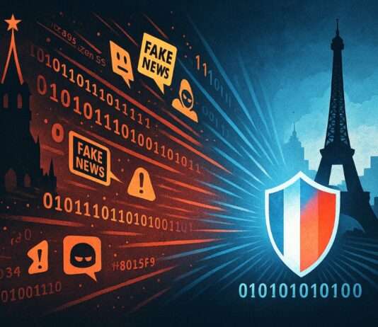 Frankreich im Fadenkreuz russischer Einflussnahme: Der stille Krieg im Informationszeitalter Desinformation_Fake-News_Cyberattacken_Illustration