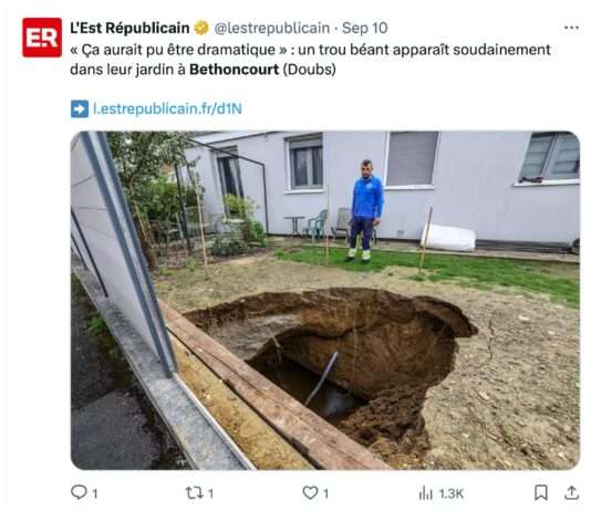 Ein Krater im Vorgarten – wenn die Erde plötzlich verschwindet Erdloch_Doubs_ScreenX