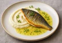 Filet de dorade, purée de panais et beurre citronné – Französische Eleganz im Herbstkleid Filet-de-dorade-purée-de-panais-et-beurre-citronné