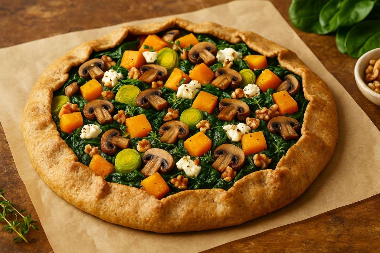 Galette aux légumes d’automne – Herbstliche Gemüsetarte aus der Bretagne