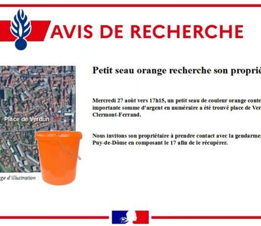 Ein Eimer voller Geld: Rätsel um einen kuriosen Fund in Clermont-Ferrand Gendarmerie_Eimer_Geld_ScreenX