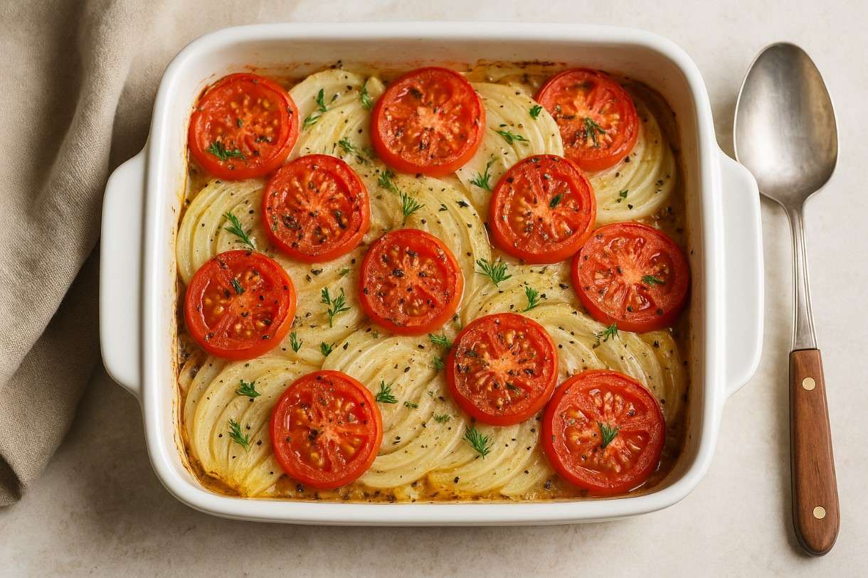 Gratin léger de fenouil et tomates – Französische Leichtigkeit im Herbst