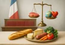 Ernährung, Klima, Gesundheit – eine Strategie im Wartestand Landwirtschaft_Fleichkonsum_Klima_Illustration