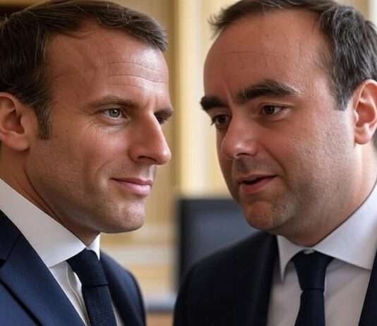 Macron gegen den Rest der Republik: Warum der Präsident jetzt auf seinen „ treuen Soldaten“ setzt Macron_Lecornu_Illustration