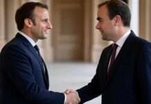 „Tout ça pour ça?“ – Wie Sébastien Lecornu zum Symbol einer politischen Farce wird Macron_Lecornu_Illustration