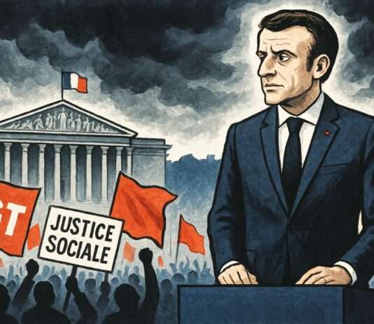 Das müssen Sie verstehen, Herr Macron: Ohne soziale Gerechtigkeit keine politische Stabilität Macron_Soziale-Gerechtigkeit_Regierungskrise_Illustration