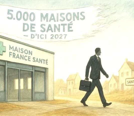 Sie sollten Ihre Amtszeit nicht mit einem unhaltbaren Versprechen beginnen, Herr Lecornu – Ein Kommentar Maison_France_Sante_Ärztemangel_Illustration