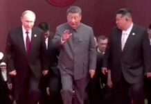 Kommentar: Die Autokraten marschieren – und Trump ist beleidigt Parade_Peking_Putin_Xi_Kim-Jong