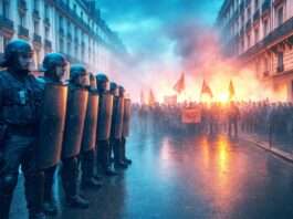 Polizei_Eskalation_Proteste_Illustration