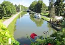 Kanal mit Charakter: Entschleunigt durch die Bourgogne Saint-Léger-sur-Dheune_-_canal_du_Centre_et_voie_verte