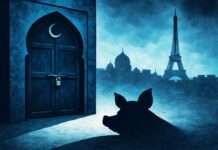 Kommentar: Die Schweineköpfe von Paris – ein Fanal der Menschenverachtung Schweinekopf_Moschee_Illustration