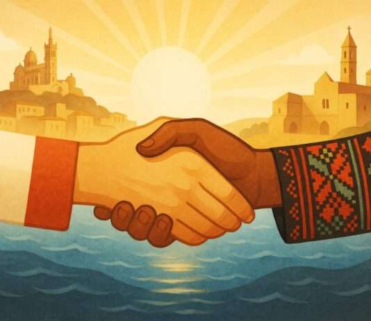 Bravo Marseille – Das wirkt stärker als jede Flagge Städtepartnerschaft_Marseille_Bethlehem_Illustration