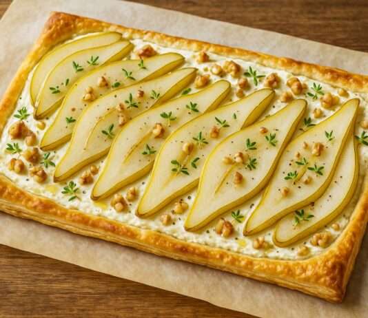 Tarte fine aux poires et chèvre frais – Eine französische Herbstverführung Tarte-fine-aux-poires-et-chèvre-frais