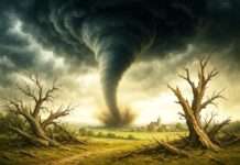 Tornados über Frankreich – und wir zucken nur noch mit den Schultern?! Tornados_Frankreich_Illustration