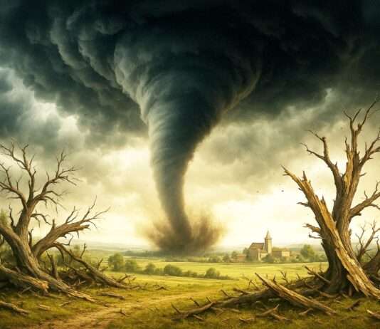 Tornados über Frankreich – und wir zucken nur noch mit den Schultern?! Tornados_Frankreich_Illustration