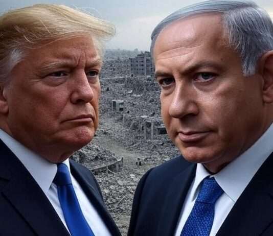 Trump und Netanyahu präsentieren Friedensplan für Gaza: Ambitioniert, riskant – und voller Unwägbarkeiten Trump_Netanyahu_Friedensplan_Gaza_Illustration