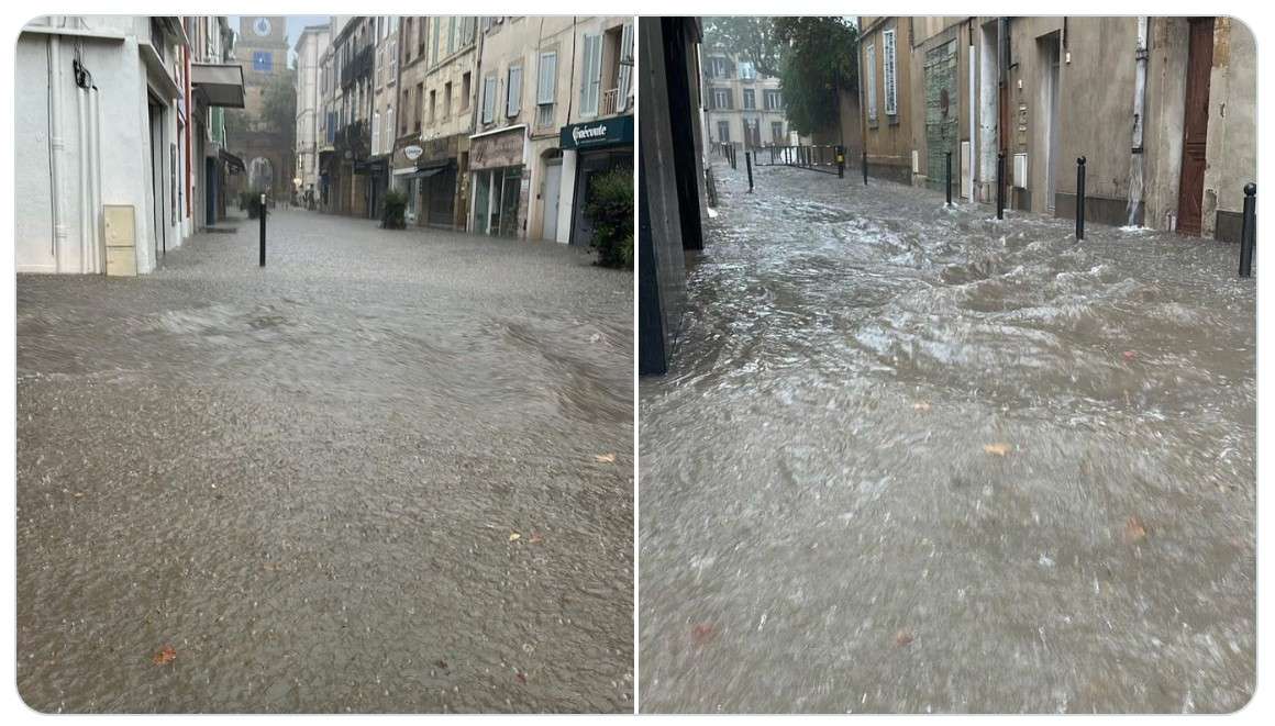Sintflut im Süden: Orkanartige Regenfälle setzen Marseille und die Bouches-du-Rhône unter Wasser