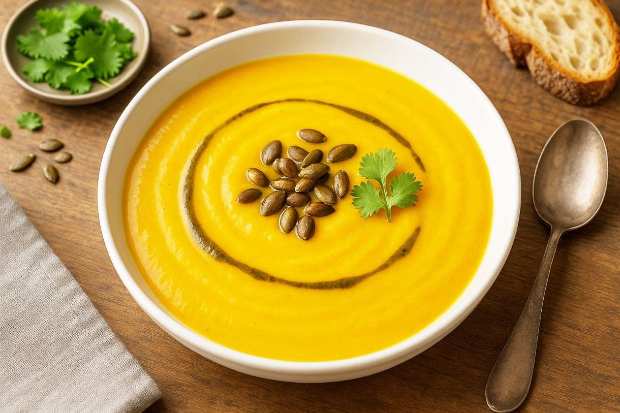 Velouté de Potimarron au Lait de Coco – Französische Herbstküche mit exotischem Flair
