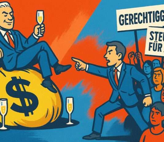 Kommentar: Endlich bewegt sich was – weiter so, Herr Lecornu! Vermögen_Steuerlast_Illustration