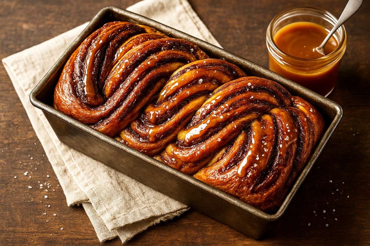 Babka à la Cannelle & Caramel au Beurre Salé - Ein Hefe-Kunstwerk mit französischem Karamell-Twist