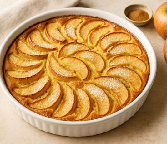 Clafoutis aux pommes caramélisées, allégé – Ein französischer Herbsttraum in leichter Version Clafoutis-aux-pommes-caramélisées