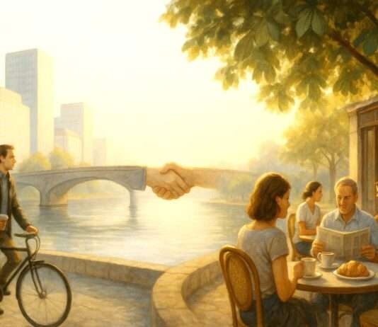 Steuern, Rente, Arbeit: Zwei Nachbarn, zwei Welten Deutschland-Frankreich_Unterschiede_Illustration