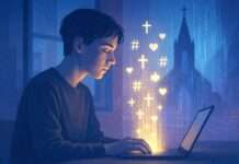 Evangelikale im Netz: Wie Social Media in Frankreich zur Kanzel einer neuen Glaubensgeneration wird Evangelisierung_Glaube_Social-Media_Illustration